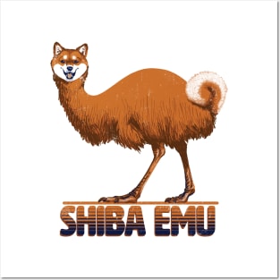 Shiba Emu Posters and Art